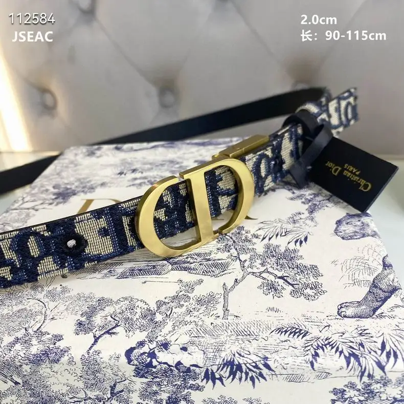 Dior Belt 20mmX90-115cm 8L06